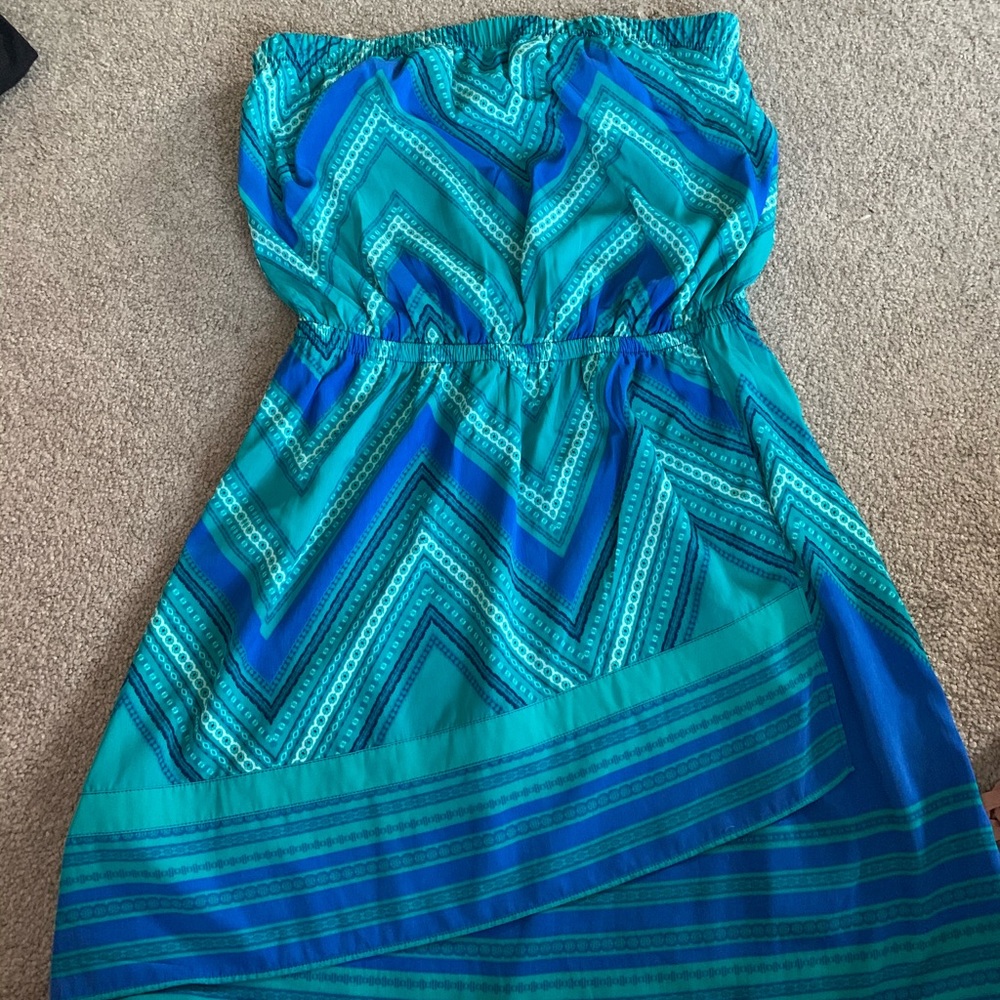 Strapless express dress
